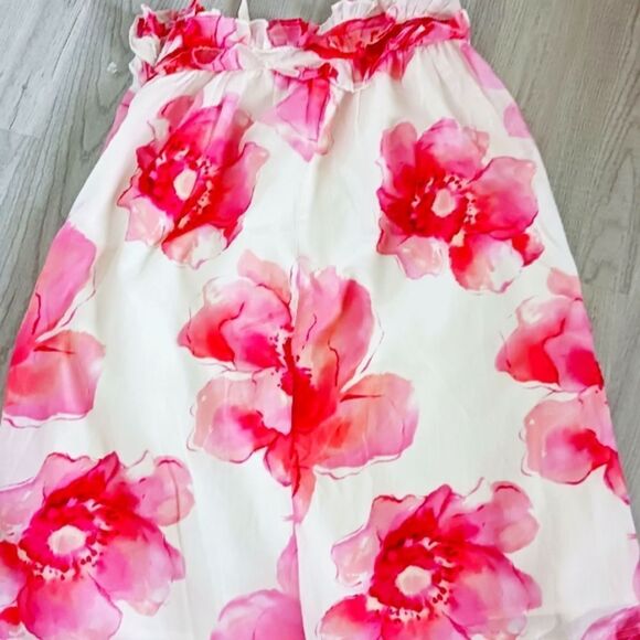 GapKids Floral Spaghetti String Sundress Sz L - Picture 3 of 5